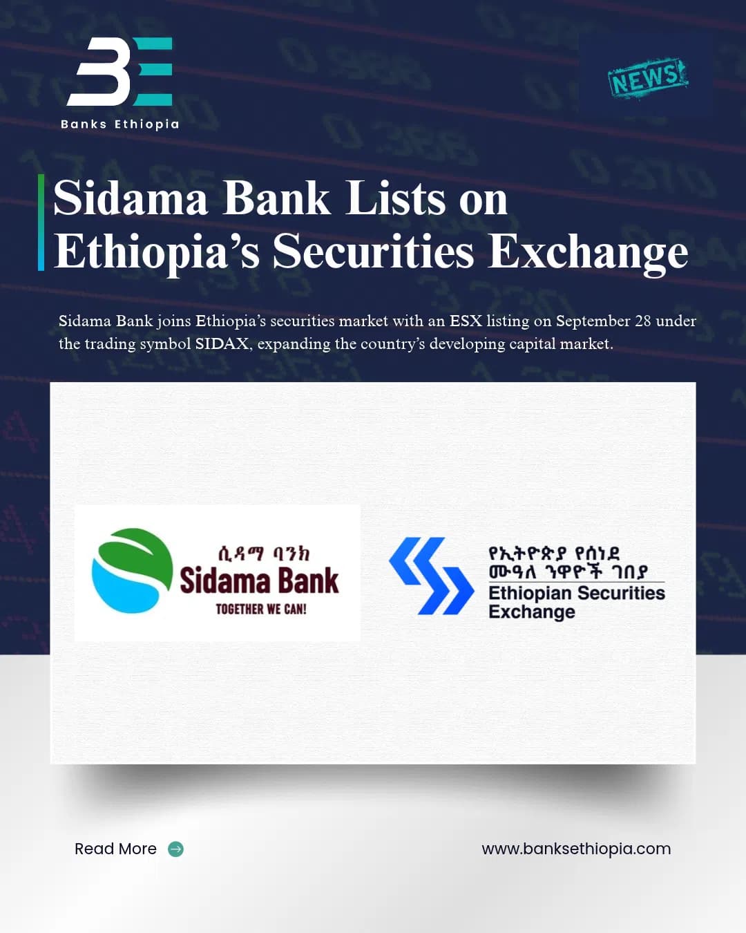 Sidama Bank Lists on Ethiopia’s Securities Exchange