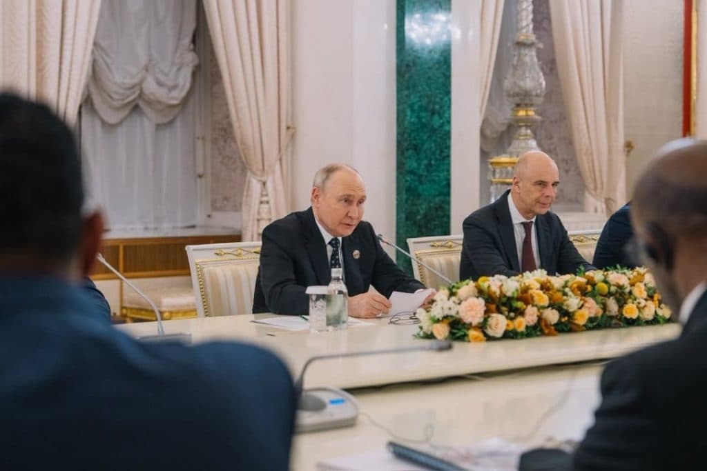 Putin Welcomes Ethiopia’s Growing Partnership with Russia, Highlights Trade Surge and Shared International Priorities